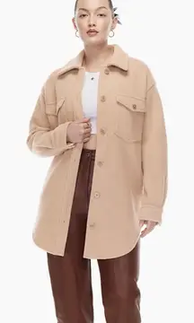 Aritzia Wilfred Free The Ganna™ Shirt Jacket Merino wool shacket