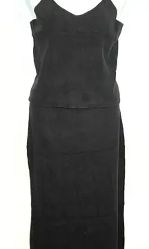 White Birch Two Piece Top & Skirt Set Size 3X Sleeveless Tank Pencil Skirt