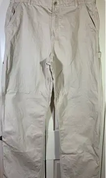 Gap Carpenter Pants Womens Size‎ 14 Tall Baggy Wide Leg Utility Work Barn Farm