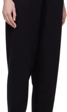 SKIMS Black Cotton Fleece Classic Jogger Pants - Size Small