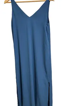 Aritzia Babaton women's sleeveless tank navy midi dress size‎ XXS