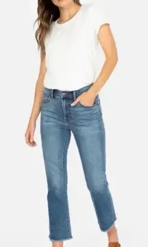 Johnny Was The Cropped Raw Hem Baby Boot Jean Size 29