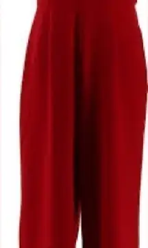 Maia NWT Sleeveless Ruffle Side Jumpsuit Crimson. Size‎ 6