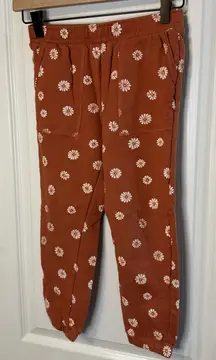 Billabong Women's Floral Joggers in Rust
