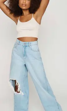 Garage Light Wash Boyfriend Jeans