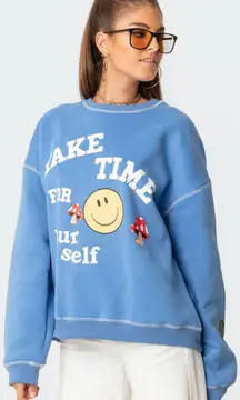 Toadstool Sweatshirt Blue