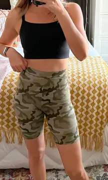 American Eagle Camo Biker Shorts