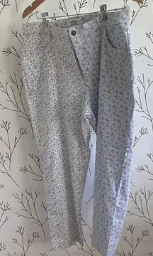 Hollister Women's Straight Leg Jeans - Floral Pattern