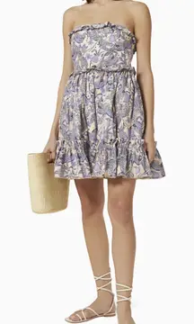 Agua Bendita Rosa Libelulas Lavanda Dragonfly Mini Dress