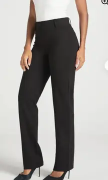 Betabrand Classic DPYP™ Dress Pant Yoga Pant | Straight Black Size LP