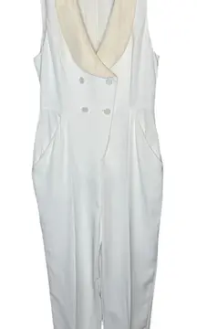A.L.C. Everett Jumpsuit in Eggshell, size 4