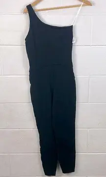 Old Navy active black one shoulder jumpsuit