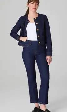 Spanx shape Original EveryWear Kick Flare Jeans raw indigo size medium