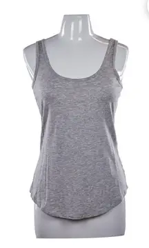 Silver Racerback Tank