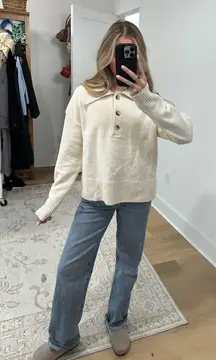 Amazon polo knit sweater 