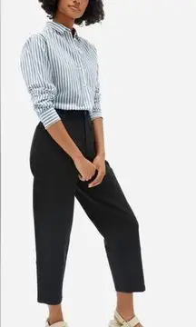 Everlane The Utility Barrel Pant in black Women’s Size 10 Tall NWT