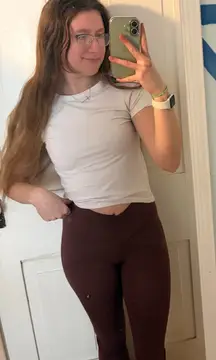 Aerie real me hi rise Brown Flare leggings