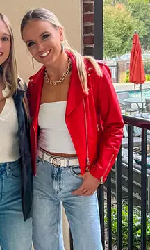 Red Leather Jacket