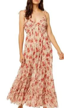 Fallon Dress Poppy Allover Maxi Floral