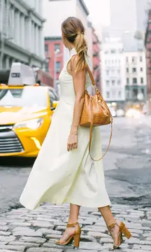 NWT A/X Armani Exchange White Dress-Classic Pleated Size 0 Designer Exquisite