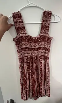 Red Short Romper