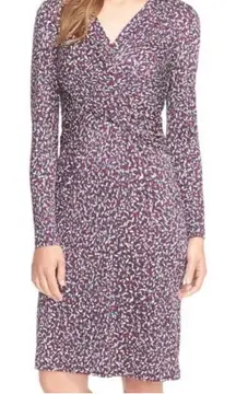 Tory Burch Agate Confetti Faux Wrap Dress - Medium