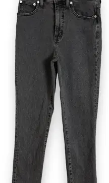 Madewell Jeans The Perfect Vintage Jean Size 25 Women Faded Black‎ Gray Textured