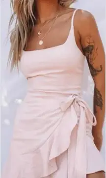 Cottage Hill Mini Dress Blush