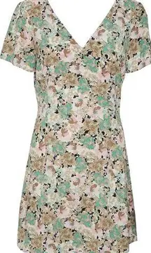 NWT Vero Moda Floral Saga Tie Back Minidress