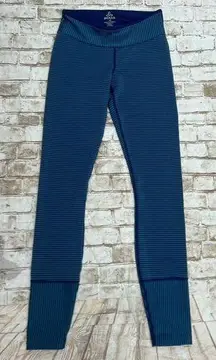 Prana Sapphire Legging Jogger XS Womens Blue Purple Striped Yoga