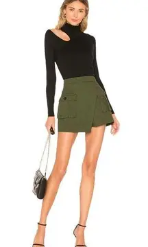 Tularosa Nadine Faux Wrap Mini Skort Skirt Size Medium