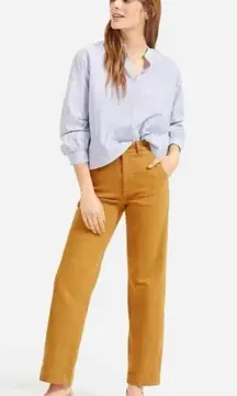 NWT  Straight Leg Crop - Golden Brown, Cotton (Size 2)
