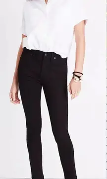 Madewell‎ 9" Mid-Rise Skinny Jeans ISKO Stay Black