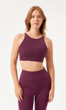 Plum Biker Shorts Set