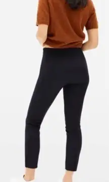 Everlane Fitted Ankle Tapered Leg Pants Black Size‎ 12 Side Zipper Dress Casual
