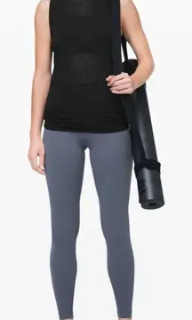 Lululemon Meet Halfway Tank Polar Shift Veil Black Open Back Spotted S