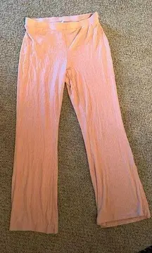 Old Navy blush pink rib knit pants