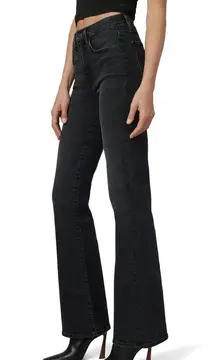 Pilcro Black High Rise Flare Jeans