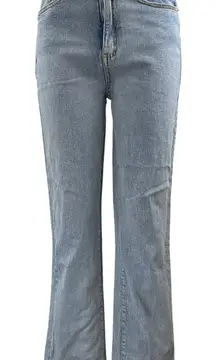 WeWoreWhat Women's Blue Light Wash High Rise Flare Bootcut Denim Jeans Size 25