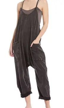 Free People Movement Hot Shot Onesie Black S