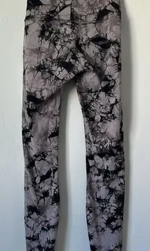 Lululemon Wunder‎ Under High Rise Leggings Dual Sonora Iced Iris Moonwalk Size 2