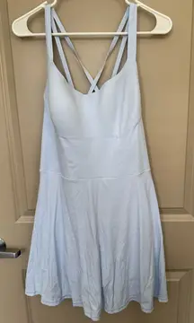 Aerie Light Blue Backless Dress