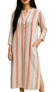 Nordstrom Lingerie Shirt Gown Orange XL