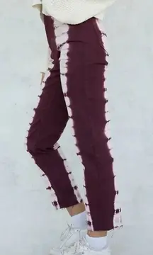 NWT PacSun Eco Raspberry Tie‎ Dye High Waisted Straight Leg Jeans Size 29