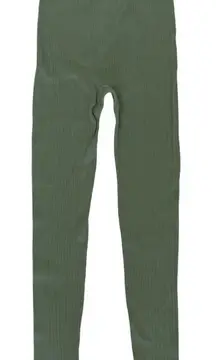 Zara Seamless Leggings XS Green Activewear Gym Athleisure Yoga‎