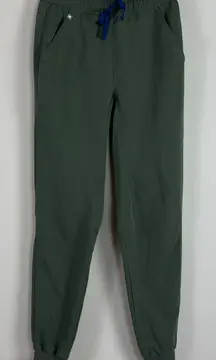 Figs Technical Collection Olive Green Scrub‎ Jogger Pants Size XS Tall