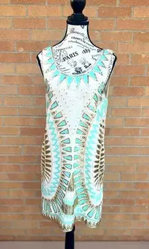 Verty Brand Sequin embroidered dress Sz.Small