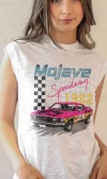 Girl Dangerous Mojave Speedway T-Shirt White