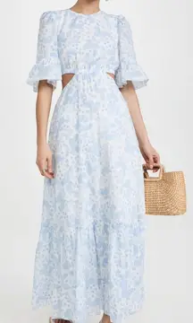 Hansen & Gretel Josefine Maxi‎ Dress Paisley Print Size Small