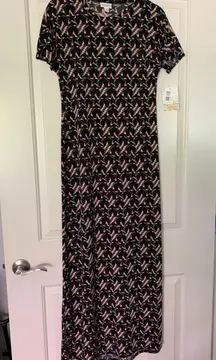 Maria Maxi Star Patterned Dress